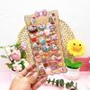 Reusing Tiny Sticker for Phone Case Notebook Handcraft Cute Puffier Sticker for Kids, 3D Design Sticker for Boys Girls