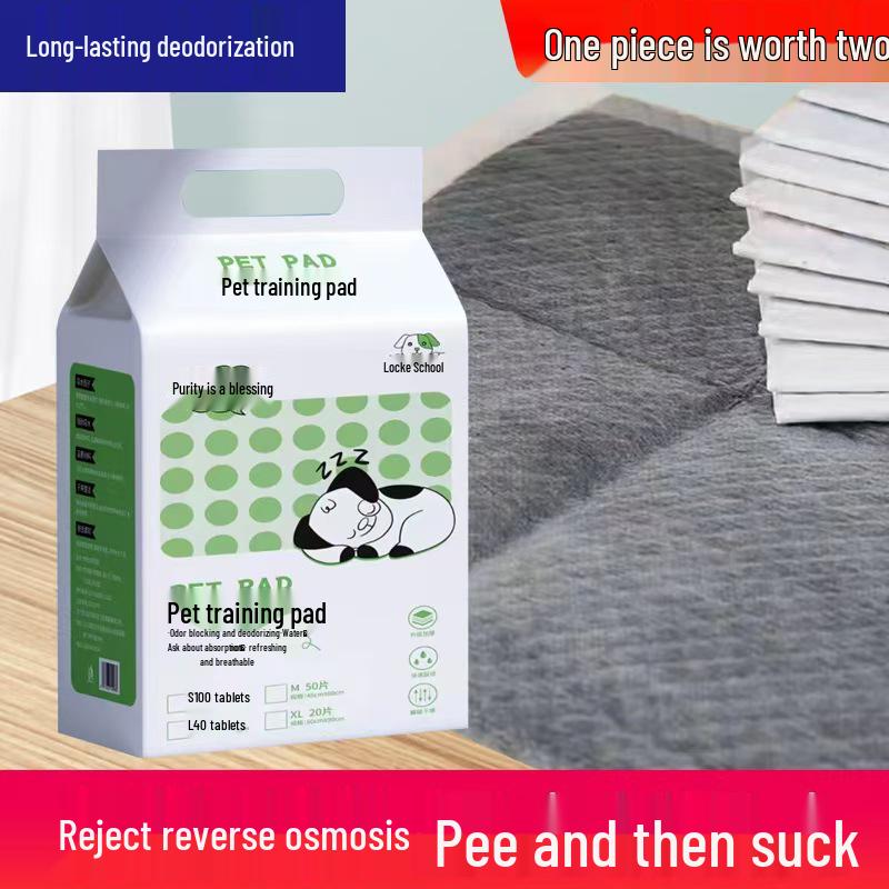 Almofada Higiênica para Pets - Pads Descartáveis Espessos Desodorantes para Treinamento de Cães