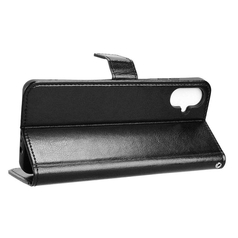 For Samsung Galaxy F06 5G/M06 5G Case Crazy Horse Texture PU Leather Phone Wallet Cover