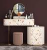 Plum Blossom Peel And Stick Wall Cover Beige Self-Adhesive Wall Cover Removable Modern Texture Wall Cover Waterproof Vinyl Film