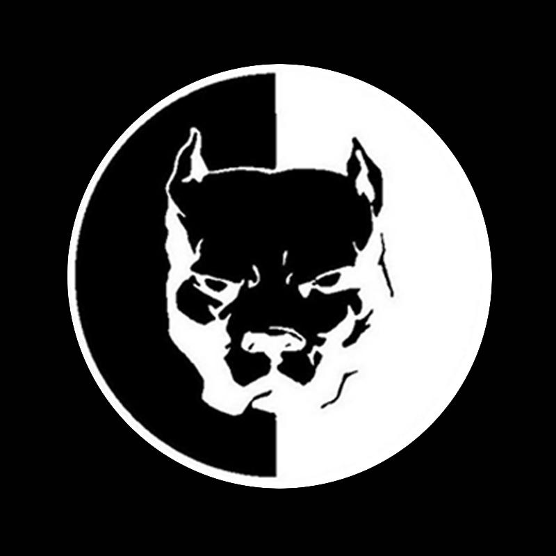 

Bulldog Car Stickers Reflective Decals Funny Waterproof Pitbull Dog Car Vinyl Decals Decoration for Fuel Tank Cap 12cmx12cm білий