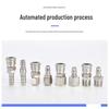 Tracheal Metal Pneumatic Hose Connectors 8mm Air Compressor Quick Connect Fittings