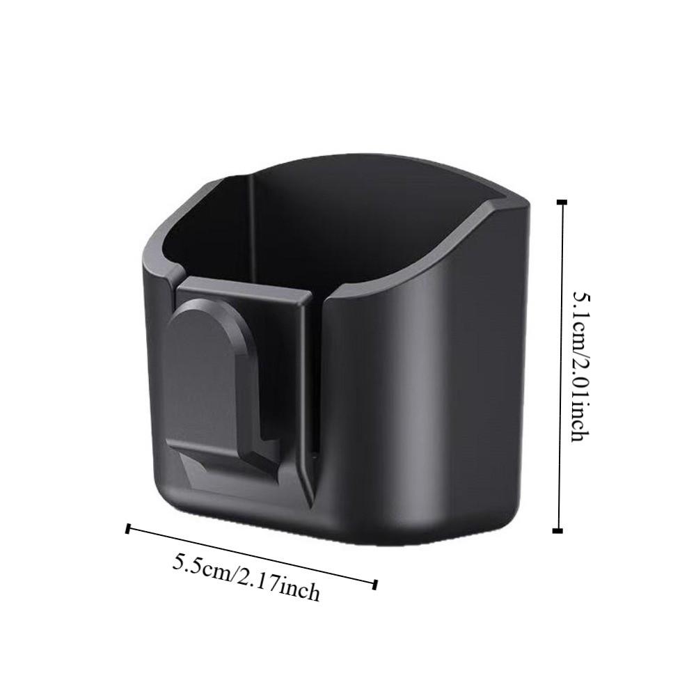 With Hanging Hook Car Interior Storage Box Adhesive Mount Dashboard Organizer Universal Fit