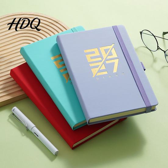 Productivity Planner for Work 2027 Monthly Agenda Eye-friendly Paper And PU Leather Portable Schedule Book Cover Time Management Notebook