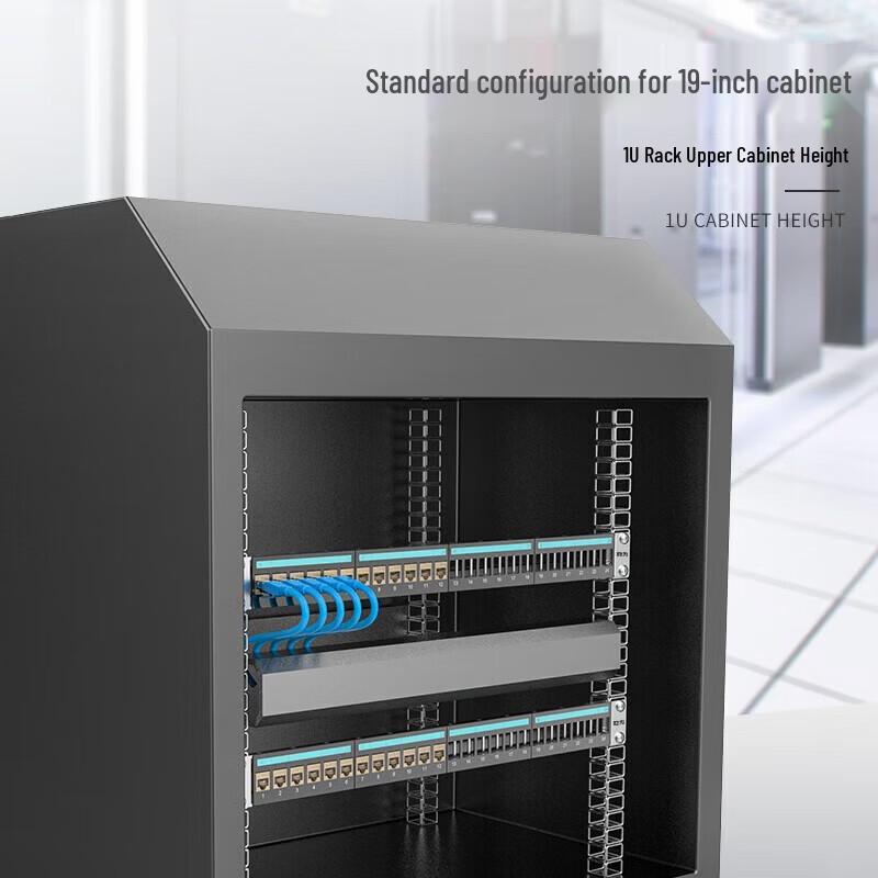 Shengwei WNDF5624 1U 24-Port Cat6 Shielded Rackmount Patch Panel