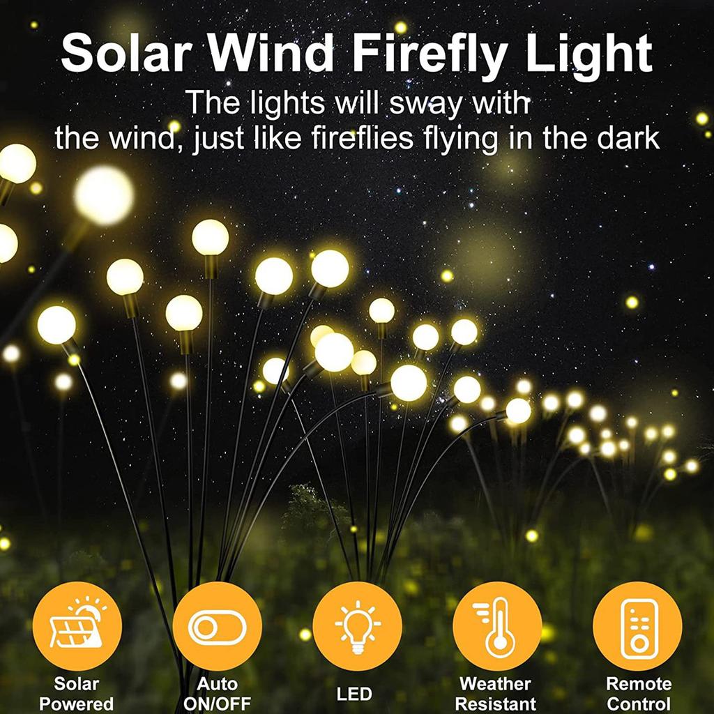 Solar Ground Lamp Three-headed - Led Lamp Outdoor Garden Garden Decoration LED Lamp