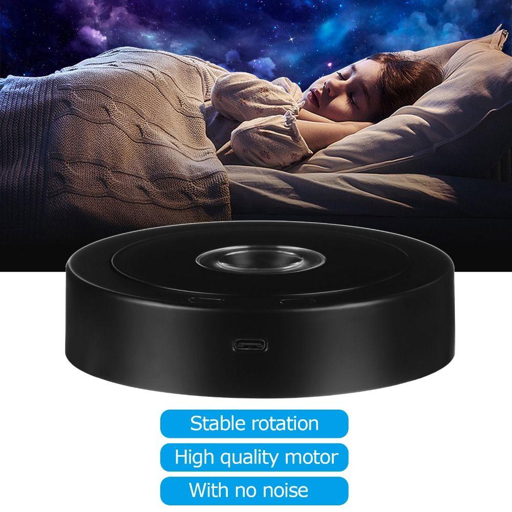 Wood Pedestal Round Stand 8 Light Modes Display Pedestals Lighted Base Spinning Base For Crystals Led Rotating Display Stand