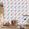 Colorful Dinosaurs and Dots Wallpaper for Living Room and Bedroom 50x1000