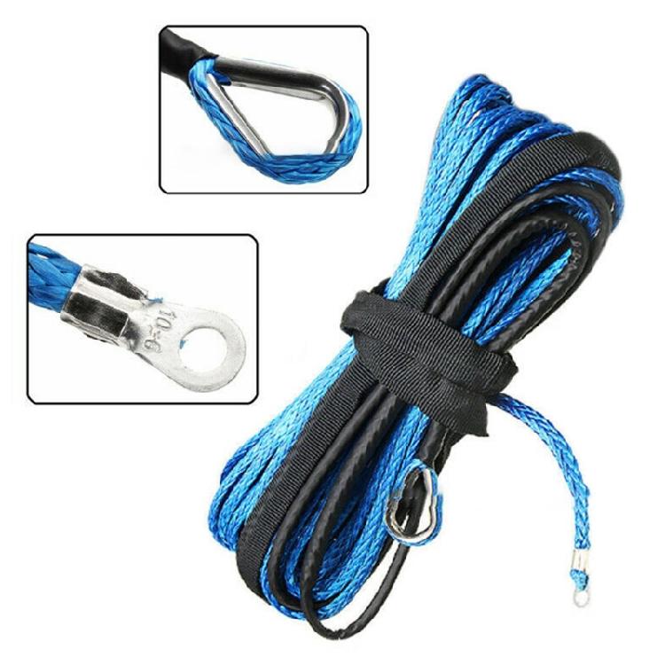 

Synthetic Tow Rope Straps with Hooks Emergency Towing Cable for ATV UTV Off-road 1 синий