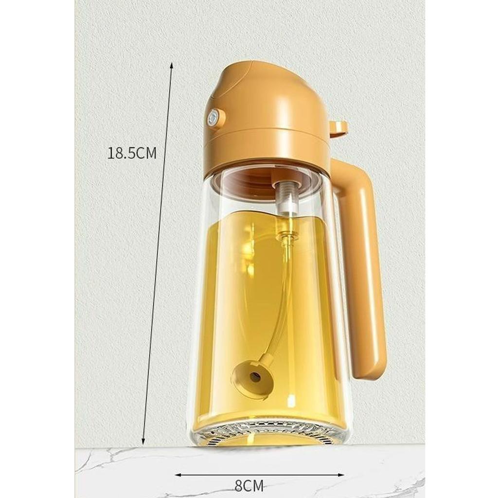 Kitchen Oil Spray Bottle, Glass Fogging Oil Sprayer for Cooking, Multipurpose Household Oil Bottle for Spraying & Drizzling