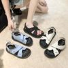 Fashion Casual white popular thick soled sandals for women 2025 new summer simple fairy style retro Roman shoes