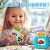 HOMESTEC Flash Cards English Native Pronunciation 144 Words Toys Real Photos Educational Toys Educational Enlightenment Learning Toys Ink Talking Word