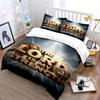 Lion With "The Lord Is My Strength" Text Bedding set (1 duvet cover, 2 pillowcases, duvet not included)