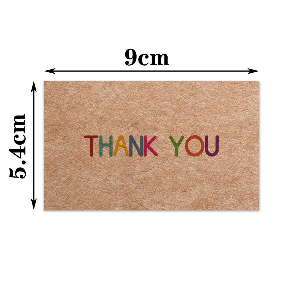 10-30pcs Thank You For Your Order Card Custom Write Your Business Card Small Business Gift Decoration Label Goods Follow Card