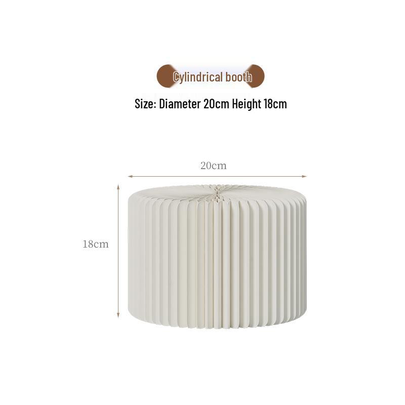 Creative Foldable Cylindrical Display Rack and Wedding Ornament Stand