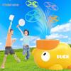 Duck Saucer Step-On Launcher Flying Disc Toy Outdoor Garden Yard Sport Shooting And Catching Learning Toy Summer Outdoor Game