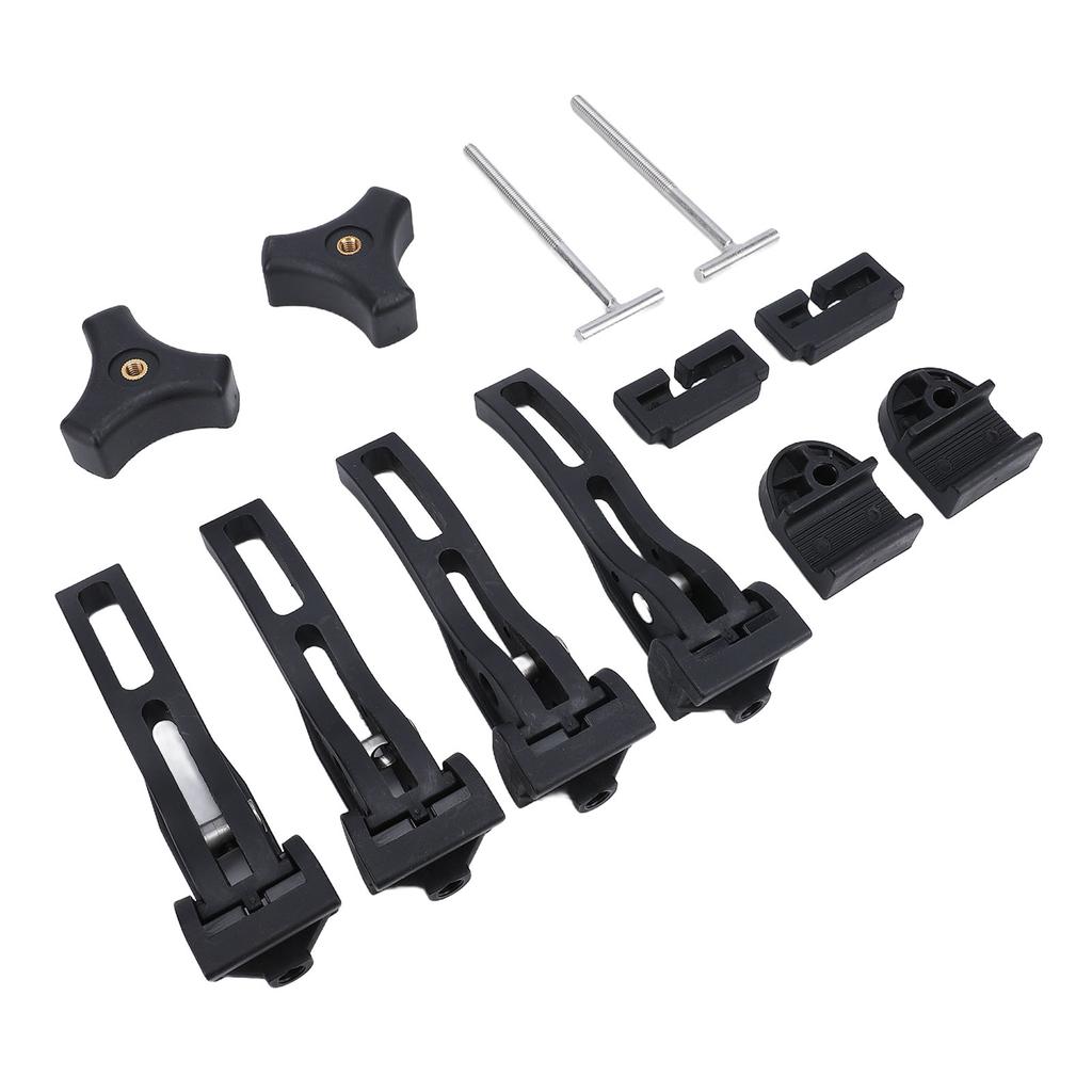 Grampo para Tampa de Caçamba de Caminhão para Tampa de Caçamba de Caminhonete Rígida Tri-Fold ou Quad-Fold Inclui Parafusos em T Grampos Dianteiros Traseiros