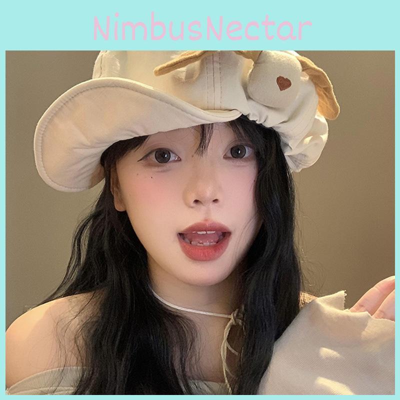 Chic Cloud Dog Beret Hat Unisex Design For Cute Spring  Outdoors Wear Leisure