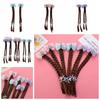 2pcs Synthetic Cartoon Bow Ponytail Cute Kids Ponytail Princess Girls Braids Wig  Party