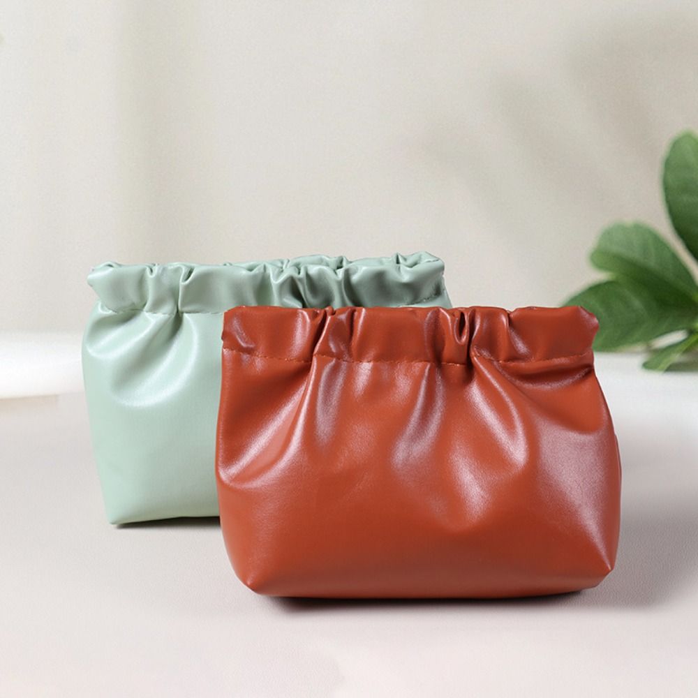 

Сумка для хранения помады из искусственной кожи, сумка для хранения, портмоне, простая пружинная сумка для девочек