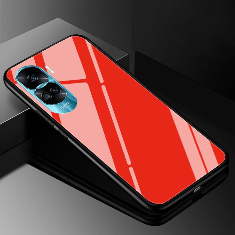 Tempered Glass Hard Cover For Honor 90 Lite 5G Case Marble Funda Coque For Honor 90 Pro Honor90 90Lite 90Pro Phone Shells Bumper