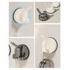 3pcs Suction Wall Hooks Heavy Duty Suction Hook Reusable Not Damage Wall Hook Set Long Service Hold for Towels & Clothes