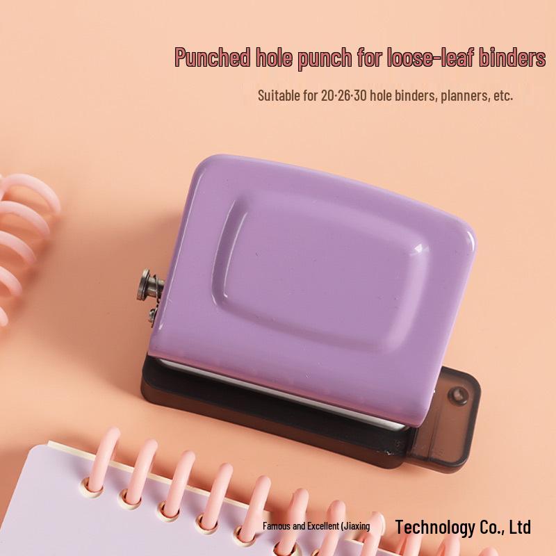 Mini 6-Hole Punch for Planner & DIY Binding