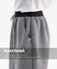 TRIP LE SENS Studded Combination Elastic Pants_Gray