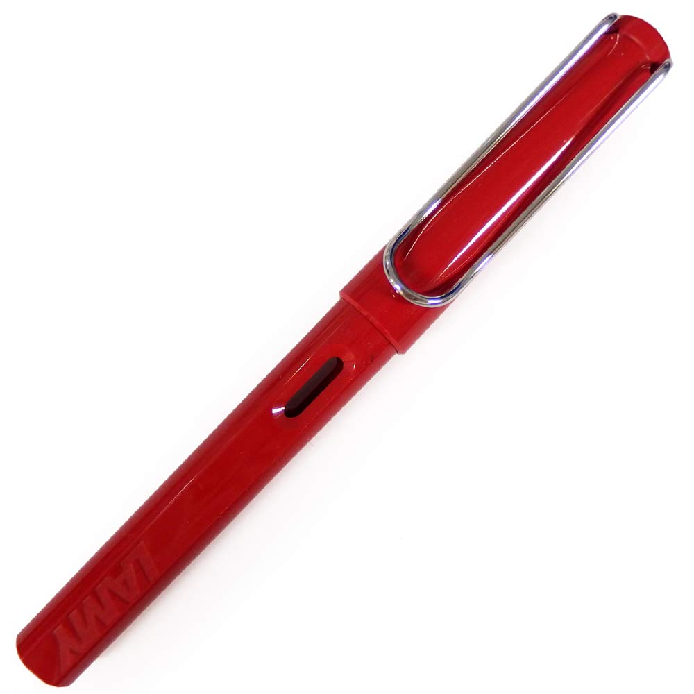 LAMY Safari Füllfederhalter Rot L16 Federstärke F (Fein) Patronen-/Konverterkompatibel Rot