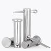 1Set Cylindrical Positioning Pin Flat Head Plug Pin Set Durable Pin Shaft Cotter