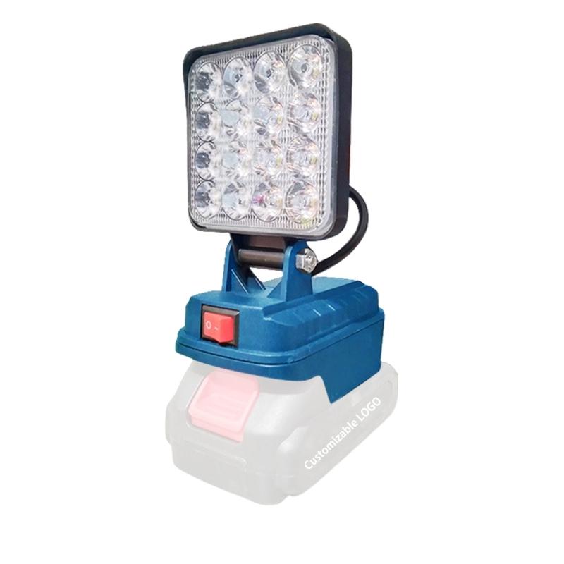 LiBattery LED Work Light USB Charging For 14.4-20V Battery Cordless Lighting Tool USB Power Supply for Outdoor Activity
