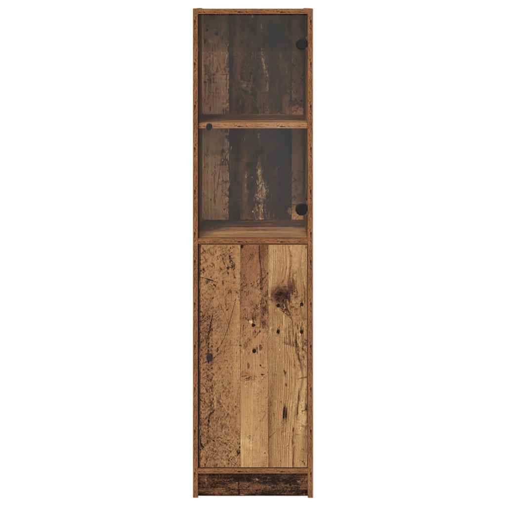 Highboard Reclaimed Wood 35 X 37 X 142 Cm Engineered Wood