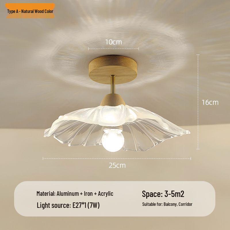 Nowoczesna Minimalistyczna Lampa Sufitowa w Kształcie Kwiatu do Korytarza, Klatki Schodowej, Balkonu lub Foyer