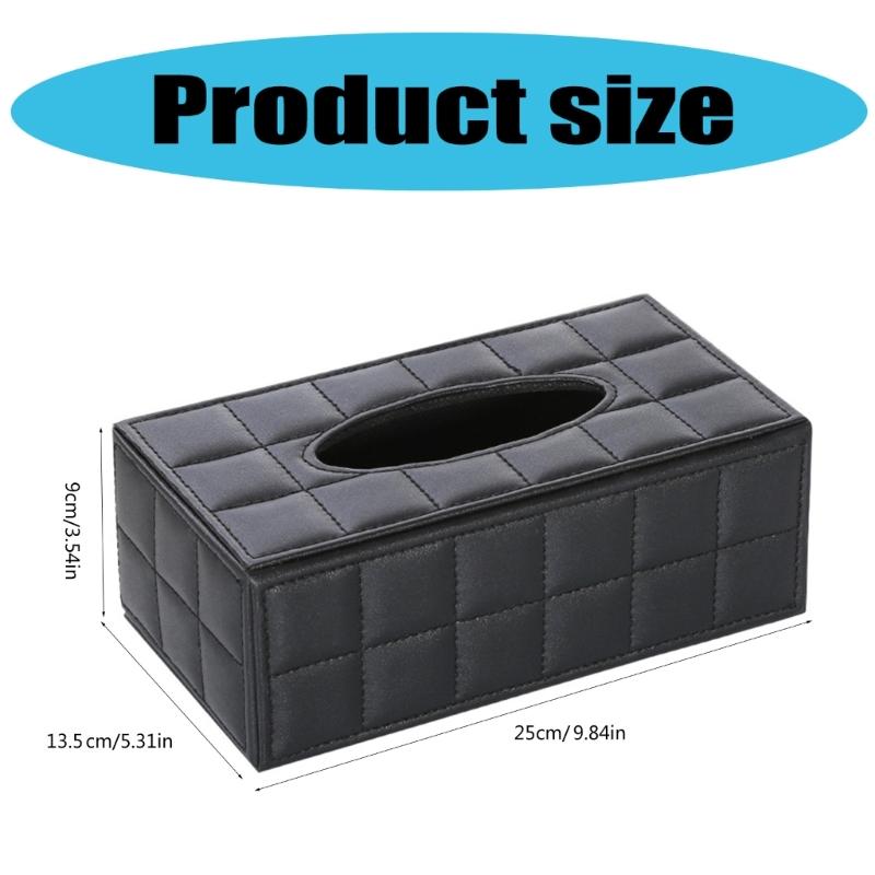 Practical Sturdy PU Leather Tissue Holder Designs for Modern Homes and Multipurpose Use in Any Room Space Saving