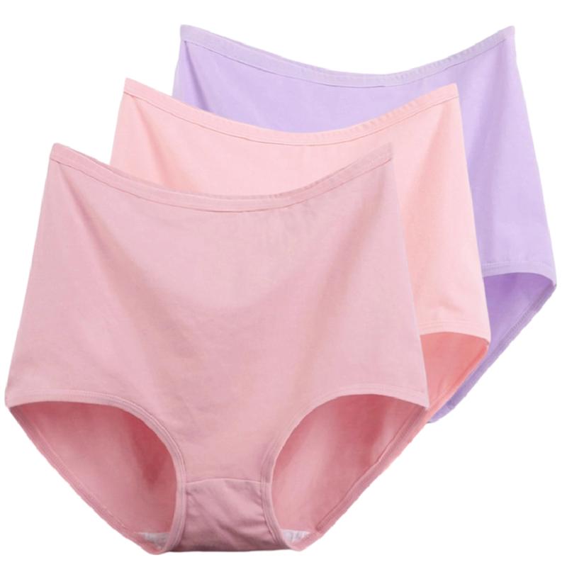 

Женское нижнее белье из 3 предметов, дышащие трусики с высокой талией, большие размеры, удобные женские трусы XL XXL 3XL 4XL 5XL 6XL 5XL