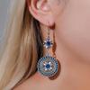 Multicolor Daisy Shaped Earrings Boho Vacation Style Casual Accessories Suitable For Daily Party Holiday Wear Gifts