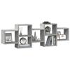 VidaXL Étagère murale gris béton 129x18x42 cm bois d'ingénierie 853221