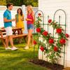 90x120cm Fence Climbing Vine Flower Stand Adjustable Climbing Plants Garden Trellis Support Rose Climbing Vine Stand