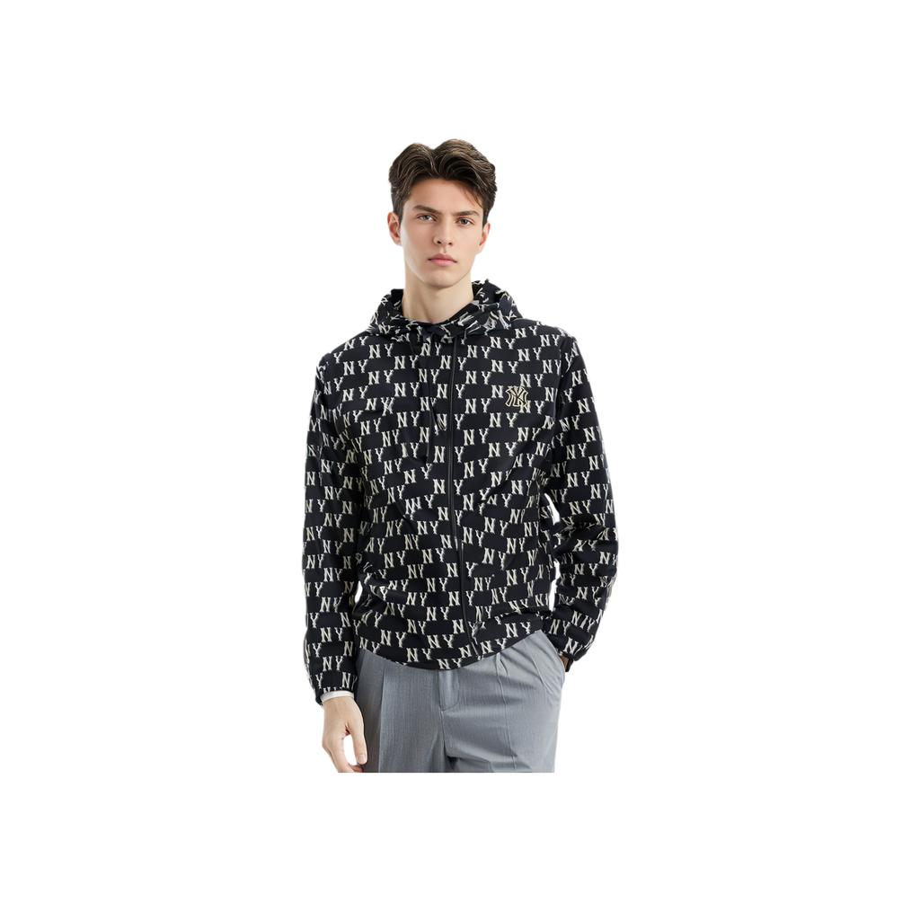 New MLB Jackets Unisex Black 3AWJM0334-50BKS