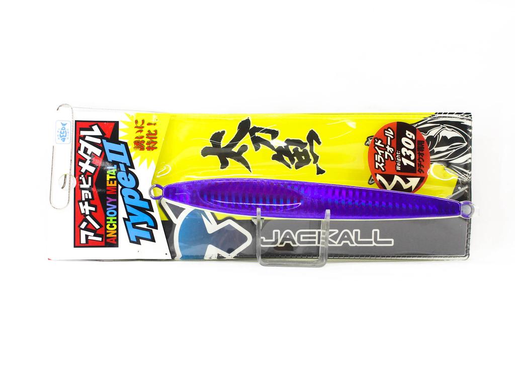 Jackall Metal Jig Anchovy Type 2 Slow Slide 130 grams PP Glow (0295)