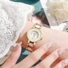 Women's Ceramic Strap Quartz Watch with Luxury Bracelet