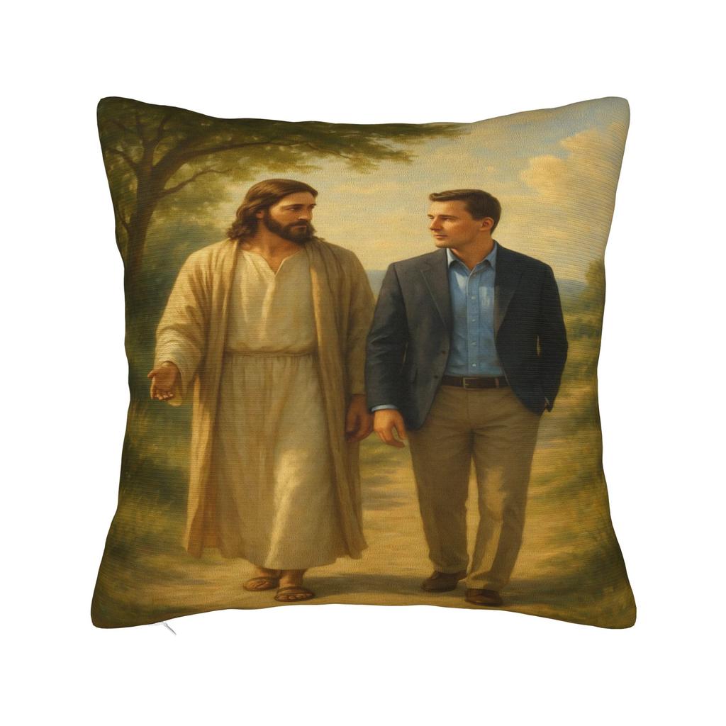 Trendy Sofa Charlie Kirk Angelic AdvocateDecorations Pillowcase Merch  Pillow Covers Square Multi Size