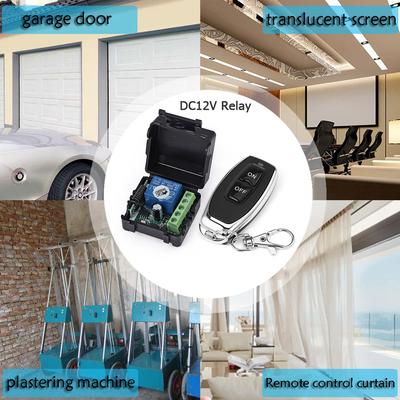 DC12V 433MHz RF Remote Control Switch Relay Receiver Transmitter For Universal Garage Door LED Light Motor Electromagnetic Lock