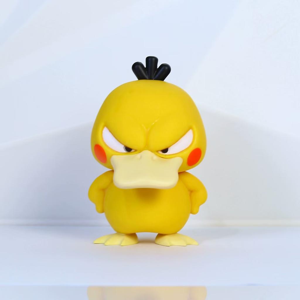 Pokémon Q Version, Saiyan, Shalukoda Duck, Mask Geng Gui, Model Doll Ornament Boxed Figure