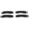 Glossy Black Side Exterior Door Handle Cover Trim For Ford Ranger 2023 2024 2025