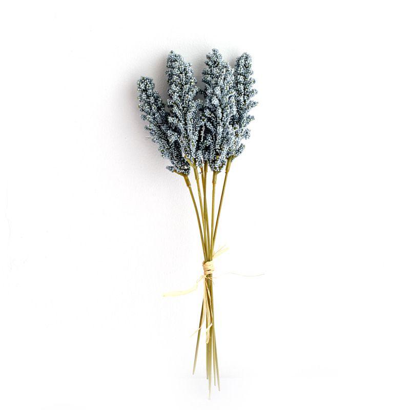 Upscale Artificial Flower Vanilla Spike Bunch For Elegant Home Wall Decor
