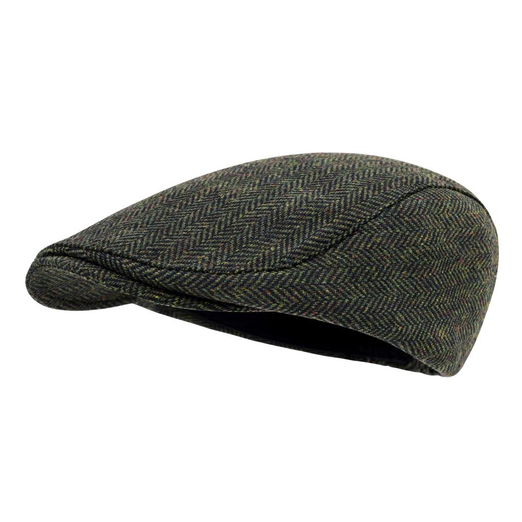 STARANCE Men's Flat Cap Wool Tweed Driving Irish Gatsby Cabbie Golf Vintage Newsboy Hat