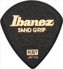 Ibanez Grip Wizard Series Sand Grip Teardrop Picks, Heavy 1.0mm, 6-Pack, Black (PPA18HSGBK)