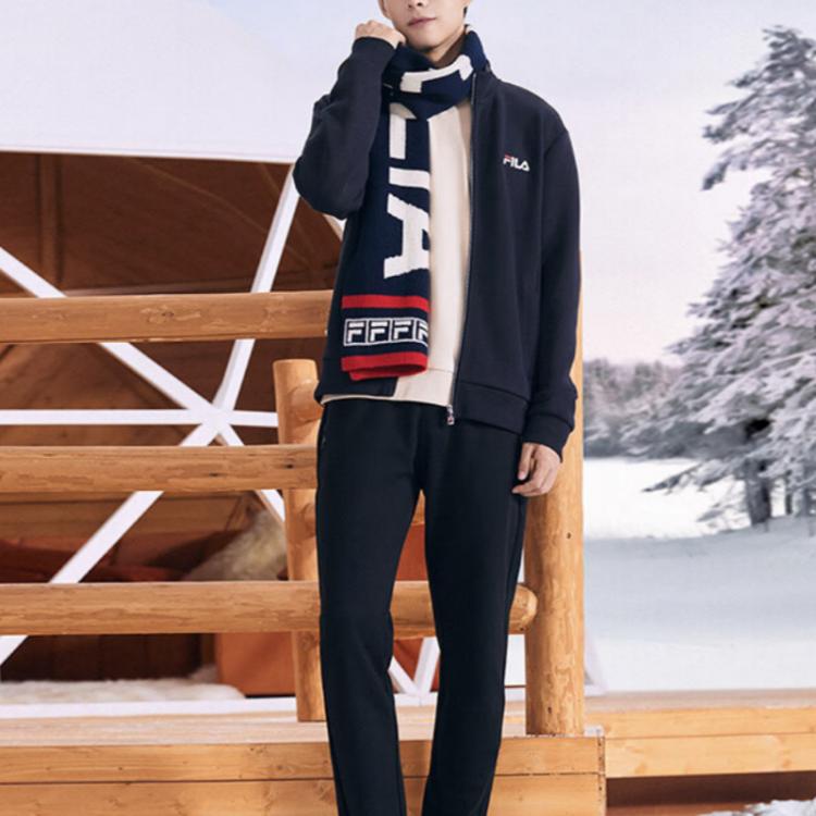 New FILA ORIGINALE AW24 Knitwear Men's Navy Blue F51M449532A-NV