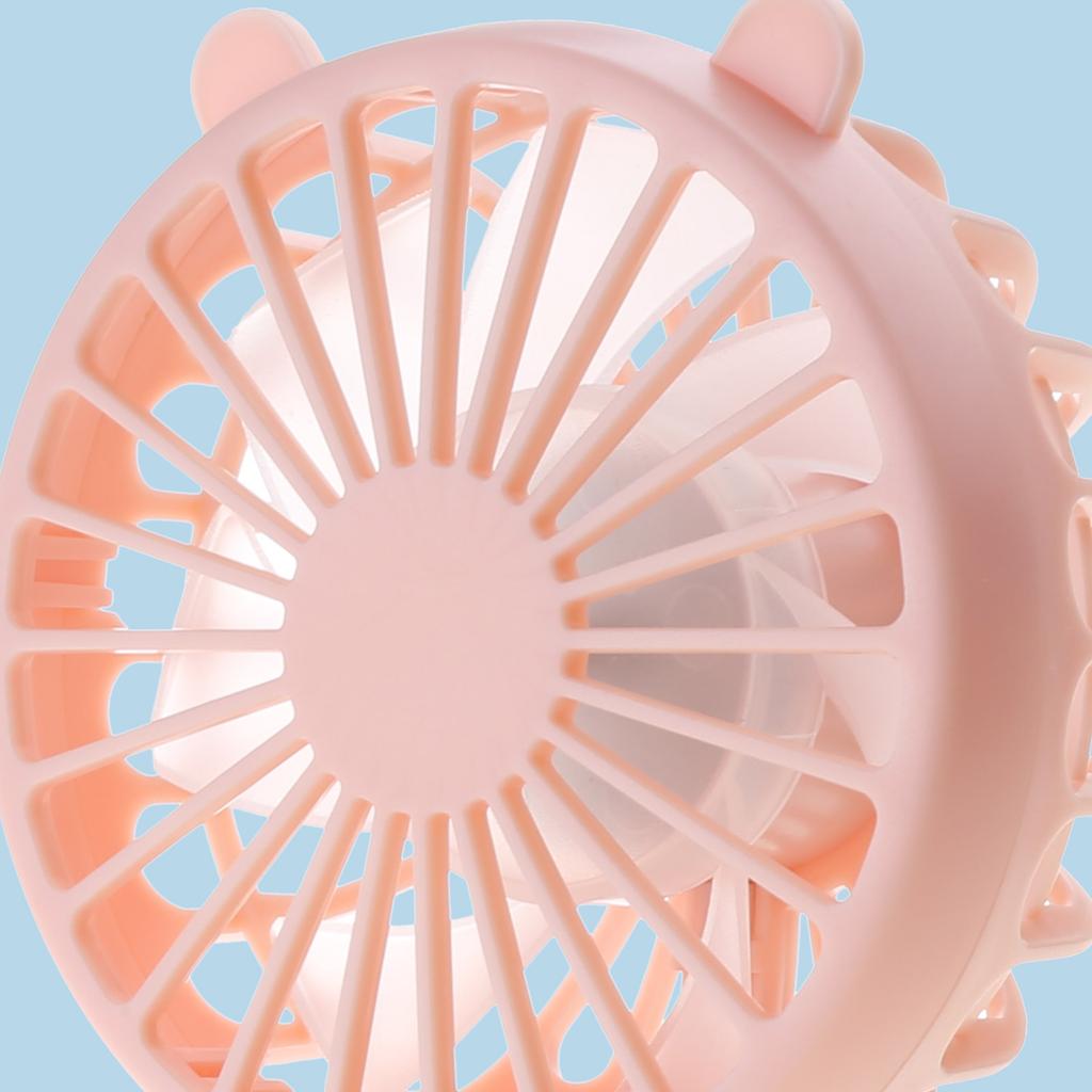 Travel Portable Fan Handheld Mini Fan AA Battery Powered Super Mute Cooling Fan for Home Office Metro Camping
